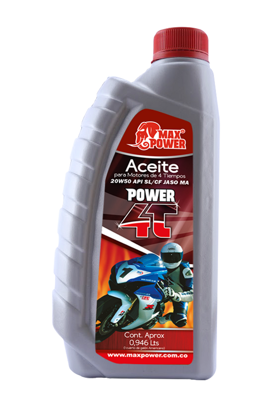 Aceite MAX POWER SUPER 4T 20W50