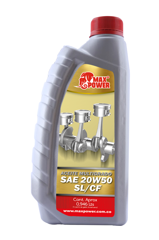 Aceite MAX POWER 20W50 SN ILSAC GF-5
