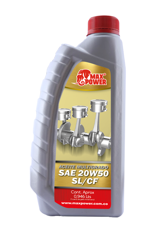 Aceite MAX POWER 20W50 SN ILSAC GF-5