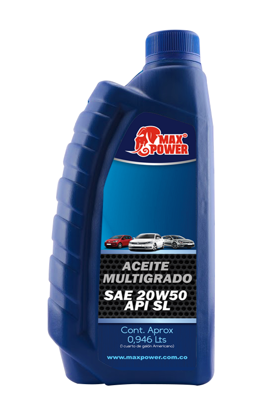 Aceite MAX POWER POWERLINE 20W50 SL/CF