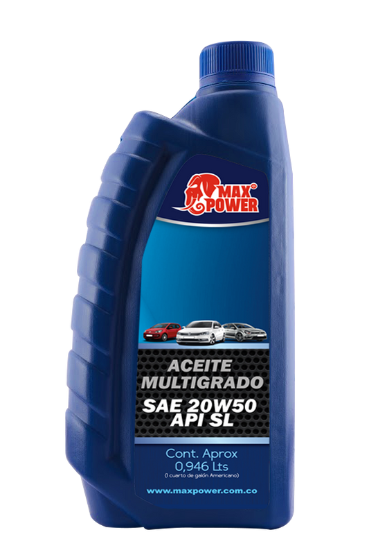 Aceite MAX POWER POWERLINE 20W50 SL/CF